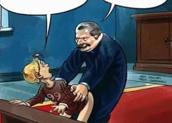 Prete che incula un bambino