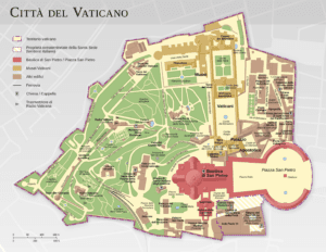Vatican City map IT