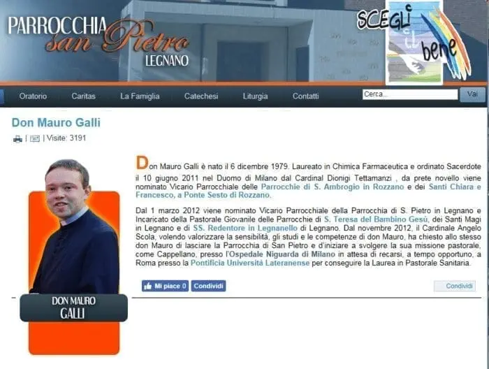 Prete accusato di abusi, la Diocesi: "Noi agito con coscienza" 2 don galli 2