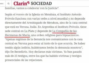 clarin ritaglio