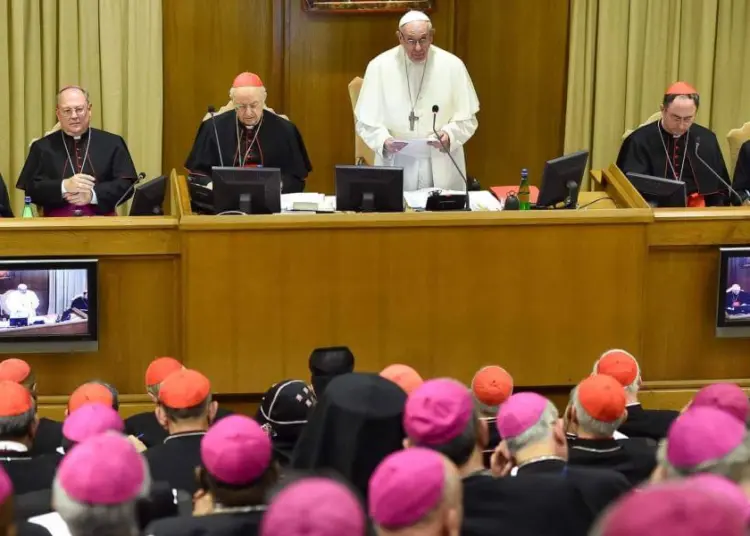 papa francesco sinodo vescovi cei lapresse 2019