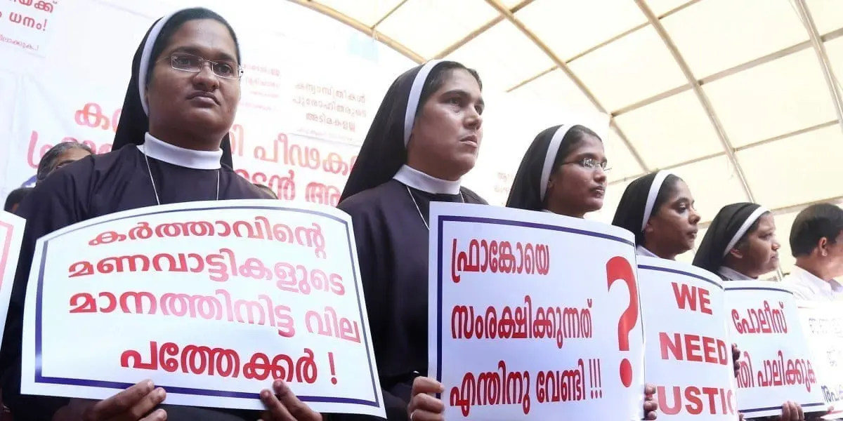 web3 india nuns protest violence jipson sikhera the times of india
