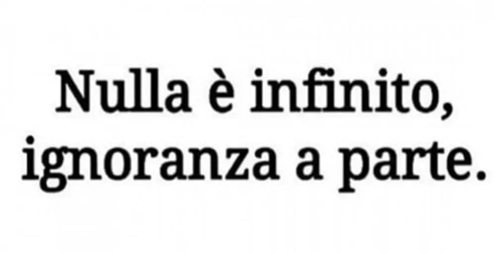 0b9593fliz nulla e infinito ignoranza a parte chiacchiera a 1