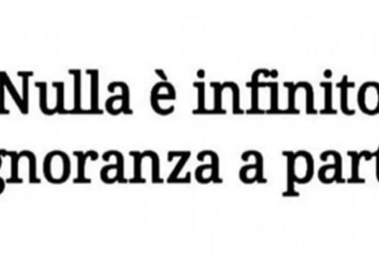 0b9593fliz nulla e infinito ignoranza a parte chiacchiera a 1