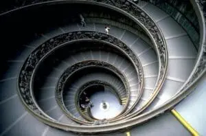 Vatican Museum staircase cc