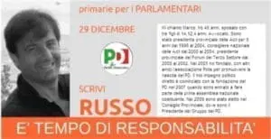 Il passato slogan elettorale di Marco Russo Il passato slogan elettorale di Marco Russo