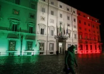 palazzo chigi tricolore