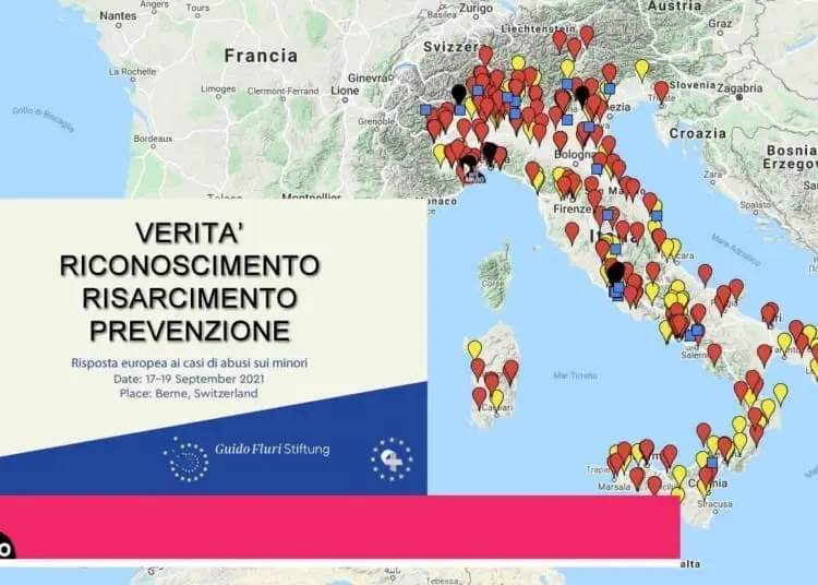 Abusi sui minori in Europa: gruppi di vittime lanciano un'iniziativa per affrontare la questione dei casi di abuso 3 mappa