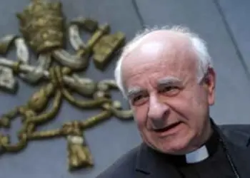 Foto LaPresse - Stefano Costantino
24/05/2016 Città del Vaticano (VAT)
Cronaca
Conferenza Stampa di presentazione del IX Incontro Mondiale delle Famiglie che si terrà nel 2018 a Dublino, Irlanda, sul tema: 'Il Vangelo della famiglia, gioia per il mondo'; Sala Stampa della Santa Sede, Città del Vaticano, Vaticano.
Nella foto: Vincenzo Paglia
Photo LaPresse - Stefano Costantino
24/05/2016 Vatican City (VAT)
Press Conference of the IX World Meeting of Families to be held in 2018 in Dublin, Ireland, on the theme: 'The Gospel of the family, joy to the world'; Press Office of the Holy See, Vatican, Vatican City.
In the pic: Vincenzo Paglia