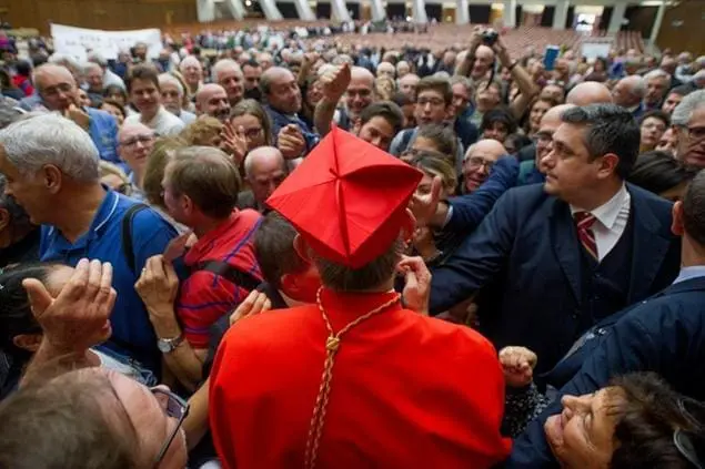 visite di cortesia al neo cardinale matteo zuppi
