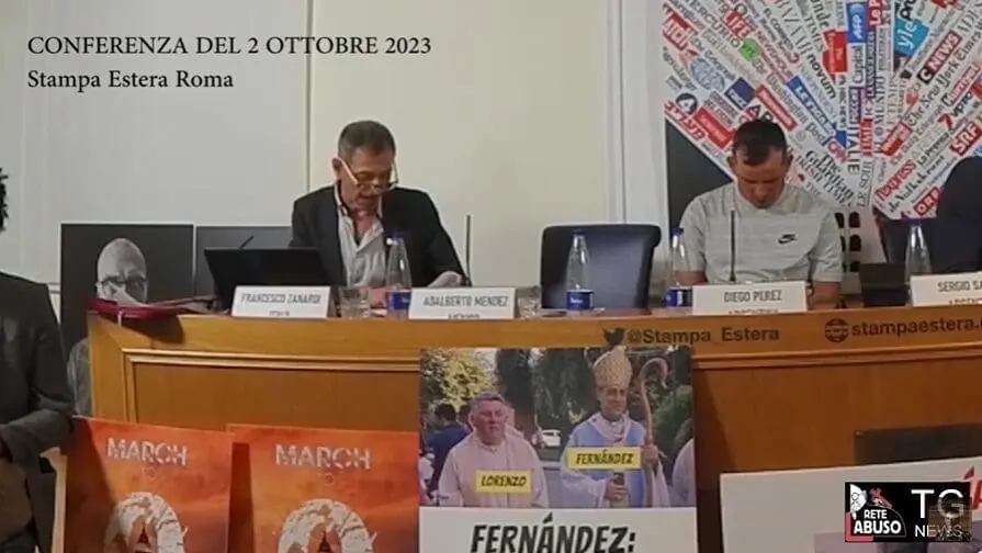 Presentazione report vittime su omissioni CEI – Stampa Estera Roma