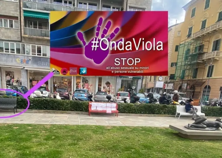 Parte da Savona, sabato 24 la panchina VIOLA – L’iniziativa italiana di sensibilizzazione contro gli abusi su minori e persone vulnerabili