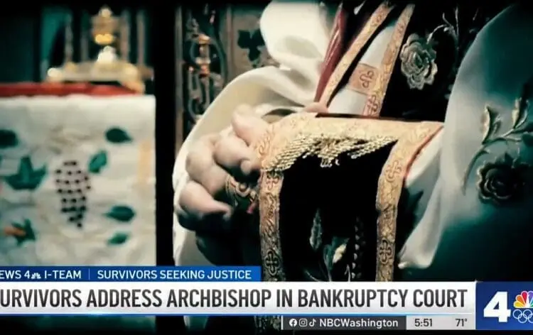 I sopravvissuti agli abusi sessuali in chiesa condividono le loro storie in un tribunale fallimentare alla presenza dell’arcivescovo di Baltimora