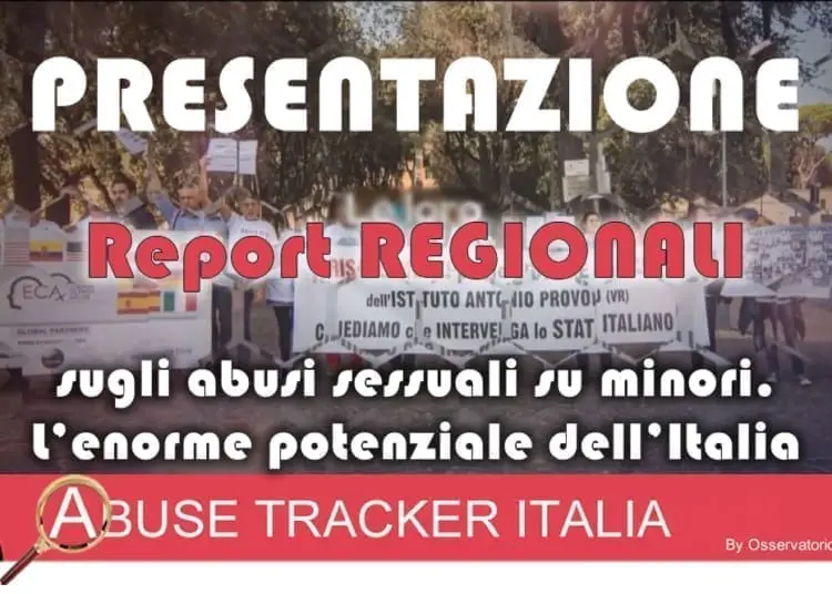 Report REGIONALI sugli abusi sessuali su minori. L’enorme potenziale dell’Italia – VIDEO della conferenza