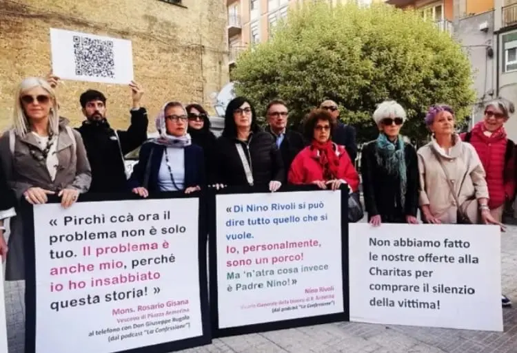 Caso Rugolo, nuova protesta contro i silenzi della Chiesa sugli abusi