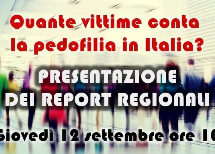 LIVE CONFERENZA STAMPA - Report REGIONALI sugli abusi sessuali su minori. L’enorme potenziale dell’Italia 3 LIVE CONFERENZA STAMPA – Report REGIONALI sugli abusi sessuali su minori. L’enorme potenziale dell’Italia