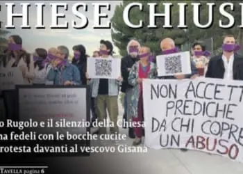 Bocche cucite davanti a Gisana contro il silenzio della curia
