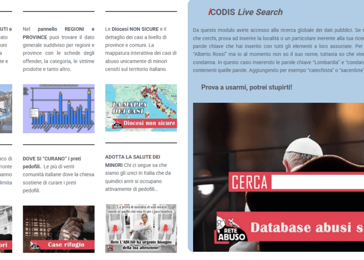 Si aggiungono i dati di ogni provincia italiana e l’annuario dei casi. I nuovi pannelli del database “Spotlight on italian survivors”.