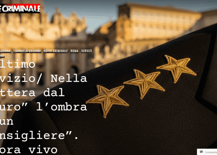L’ultimo Servizio/ Nella “lettera dal futuro” l’ombra di un “consigliere”. Ancora vivo