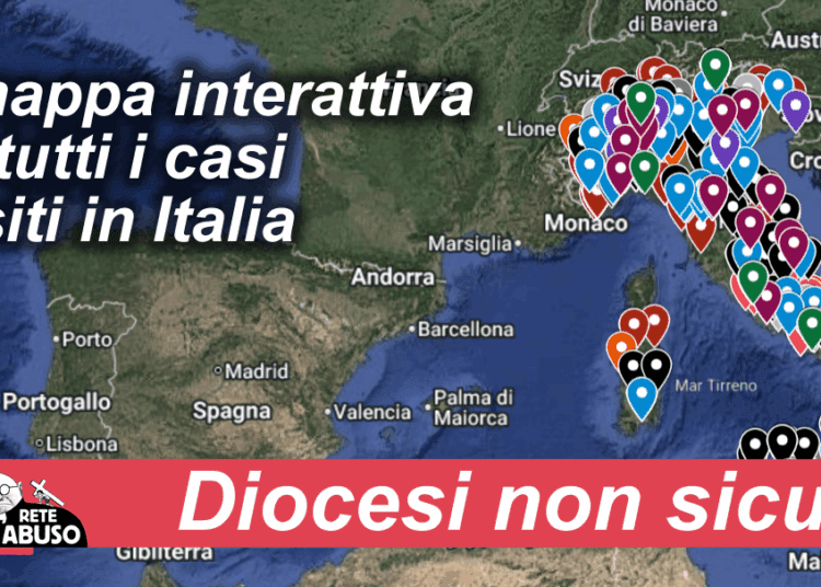 Mappa delle Diocesi italiane insicure