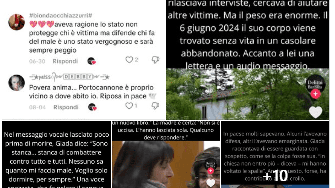 “Giada Vitale suicida”; Scherzo di pessimo gusto o violenza gratuita?