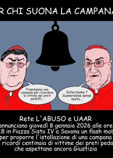 #ChurchToo – “Per chi suona la campana?” – Giovedì 8 gennaio ore 18 in Piazza Sisto a Savona