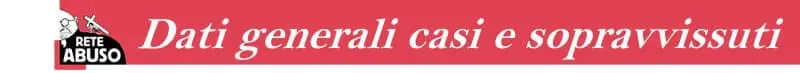 I dati generali di casi e sopravvissuti 14 dati generali di casi e sopravvissuti