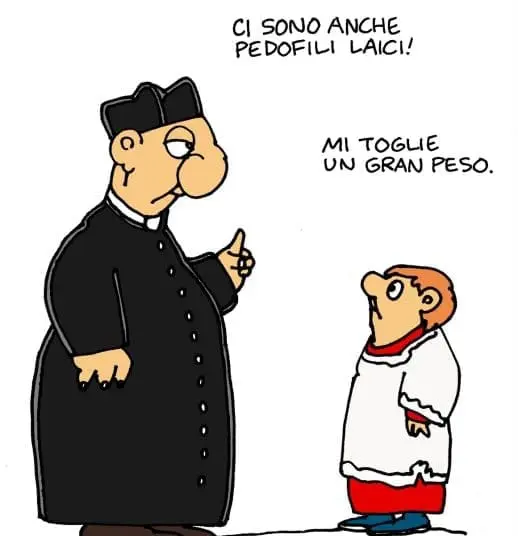 Ci sono anche i pedofili laici #Cei-Comic