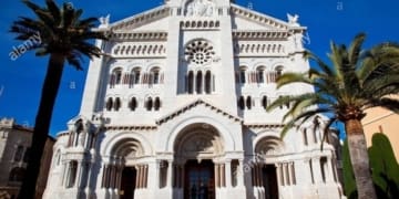 principato di monaco monaco monaco cattedrale nel centro storico hw64hd