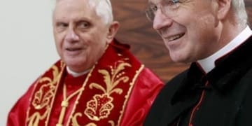 Pope Benedict and Cardinal Schonborn