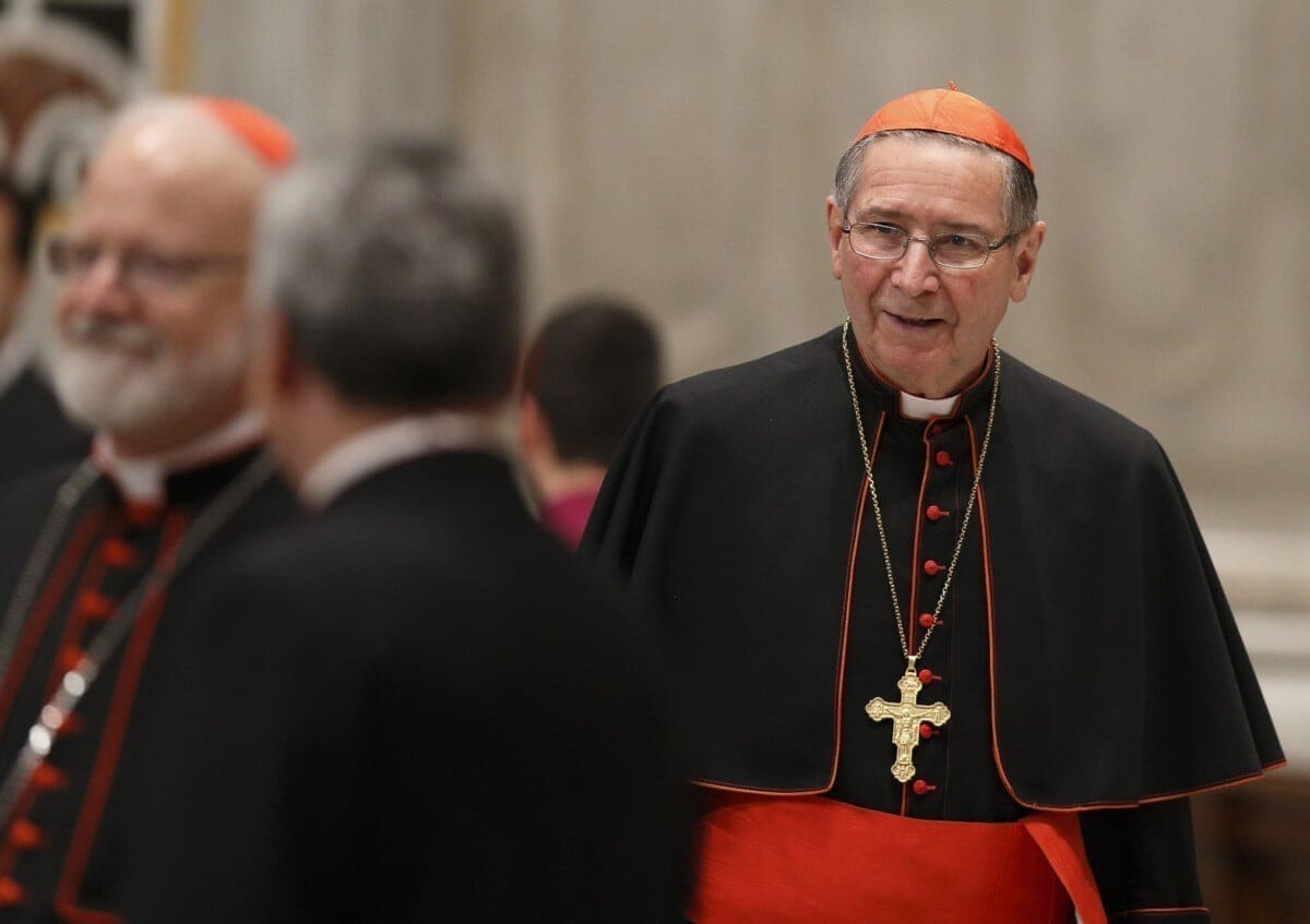 Cardinal Roger M. Mahony, retired archbishop of Los Angeles, is seen at the Vatican in this March 6, 2013, file photo. (CNS photo/Paul Haring) See REAGAN-MAHONY-PAPAL March 9, 2016.