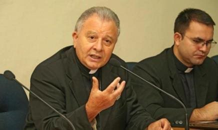 El nuncio apostolico Eliseo Ariotti. Foto Panfilo Leguizamon