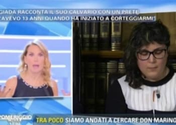 giada vitale don marino prete pedofilo abusi pomeriggio5 twitter 2017 thumb660x453