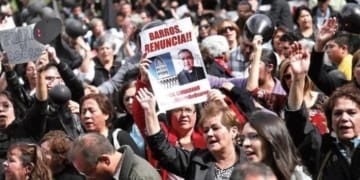0004F776 manifestazione in cile contro la pedofilia nella chiesa