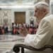 Un momento delle celebrazioni per il sessantacinquesimo anniversario del sacerdozio del Papa emerito Benedetto XVI, Citt?? del Vaticano, 28 Giugno 2016. ANSA/ US/ OSSERVATORE ROMANO