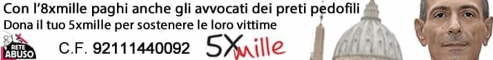 Dona il tuo 5Xmille e sostieni le vittime