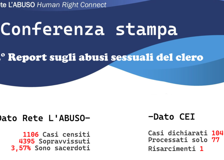 ADESSO IN DIRETTA – Presentazione 2° Report sugli abusi sessuali del clero