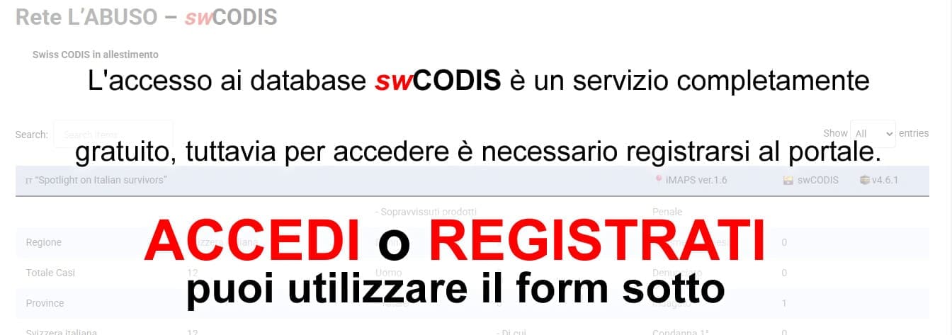 accedi o registrati