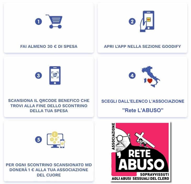 Fai la spesa da MD e sostieni Rete L'ABUSO