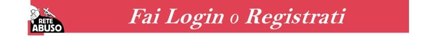 fai login o registrati 